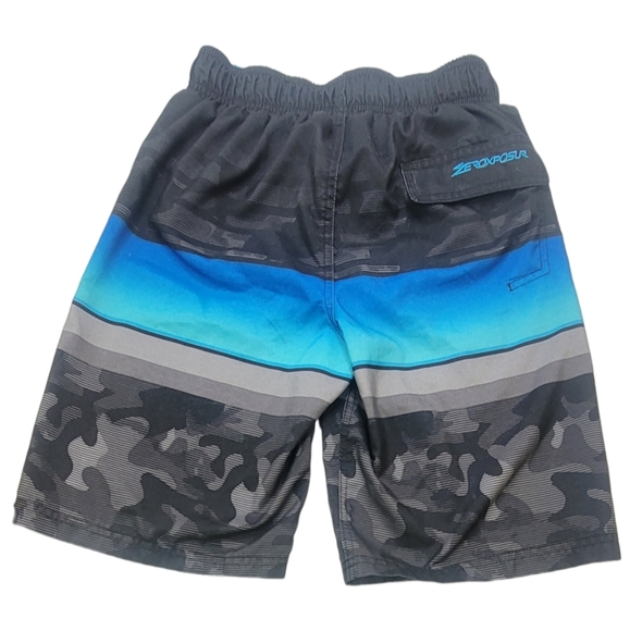 🏖️ 🏄 BOY ARIZONA ZEROXPOSUR SURF SHORTS SWIM TRUNKS SIZE: M 10-12 - Picture 2 of 6